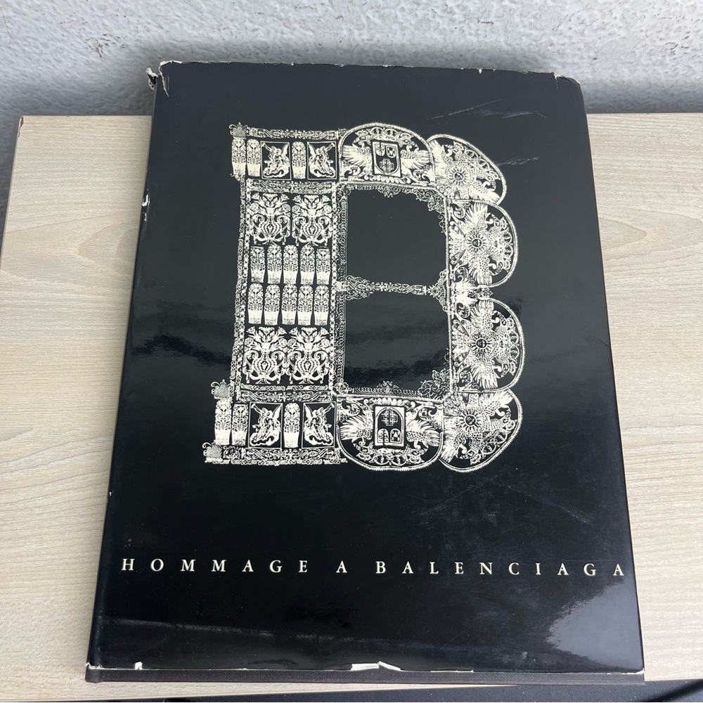 Hommage a Balenciaga 1895-1972 French Edition Hardcover Book